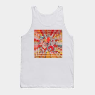 Peony Abstract Tank Top